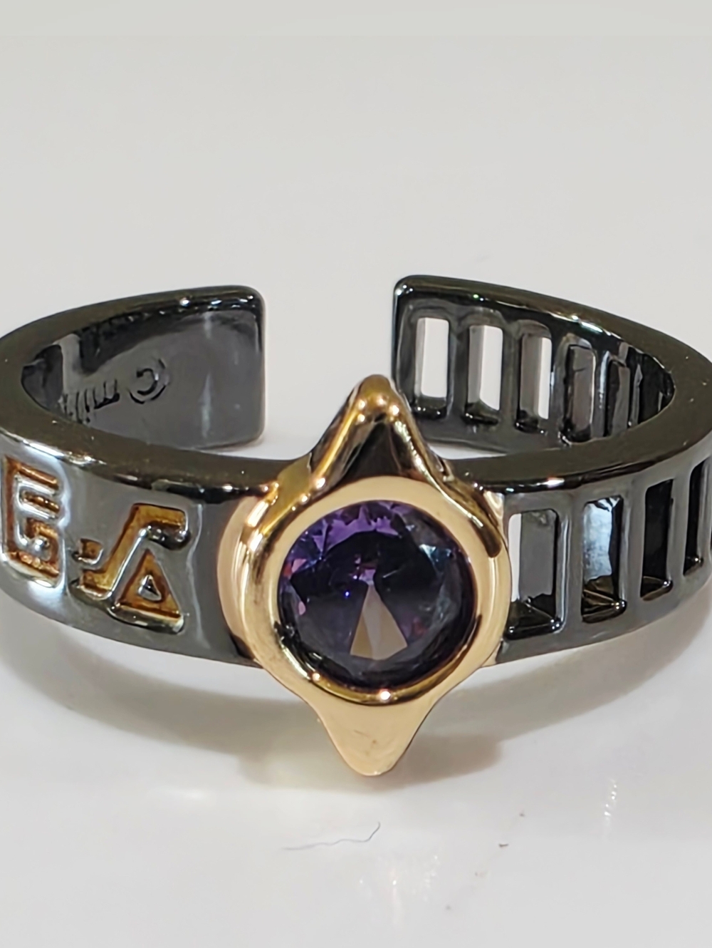 Otaku Genshin Impact Cyno Impression Adjustable Lush Forests Flying Sand Ring